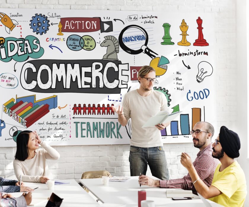 Commerce Business Marketing Strategy Finance Concept